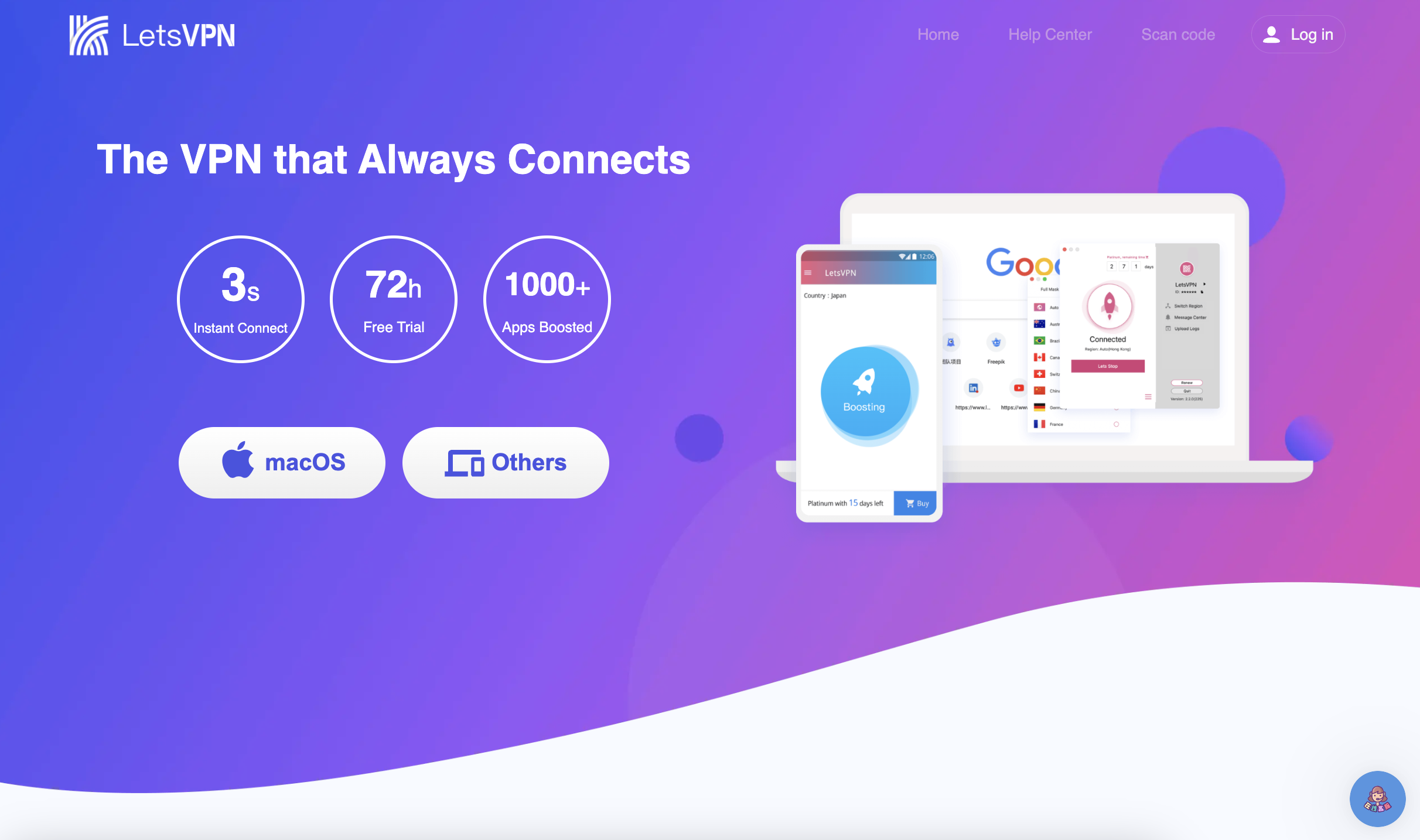 LetsVPN Screenshot